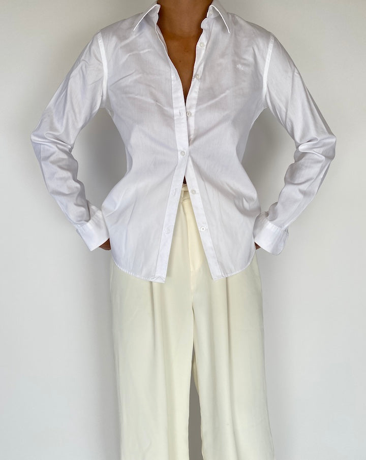 VINTAGE WHITE RALPH LAUREN SHIRT 2254