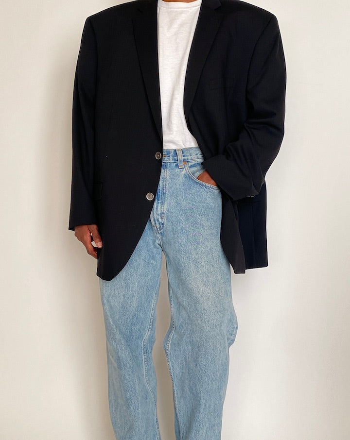 VINTAGE BLACK CALVIN KLEIN BLAZER 4278