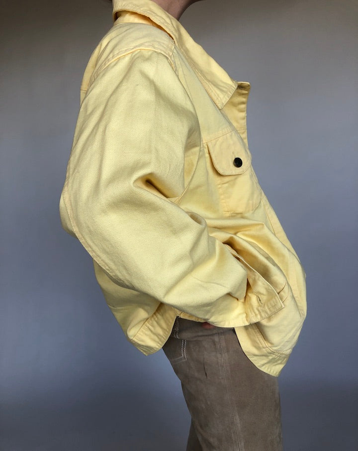 VINTAGE YELLOW DENIM JACKET 304