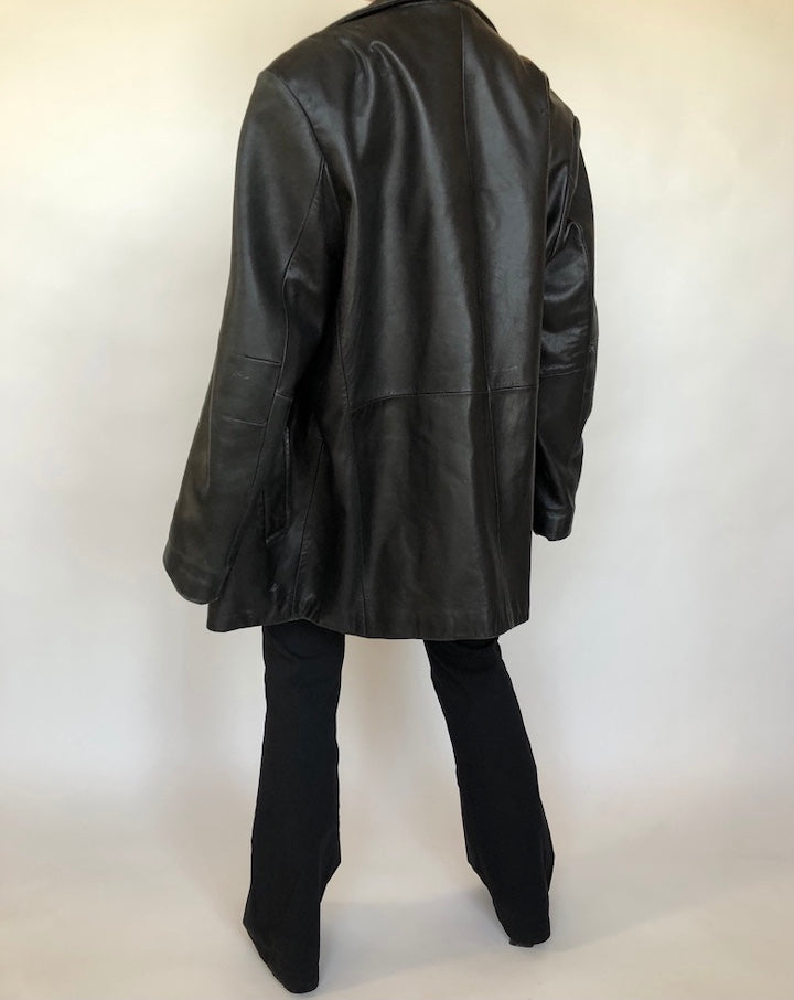 VINTAGE BEAUTIFUL LEATHER JACKET 340
