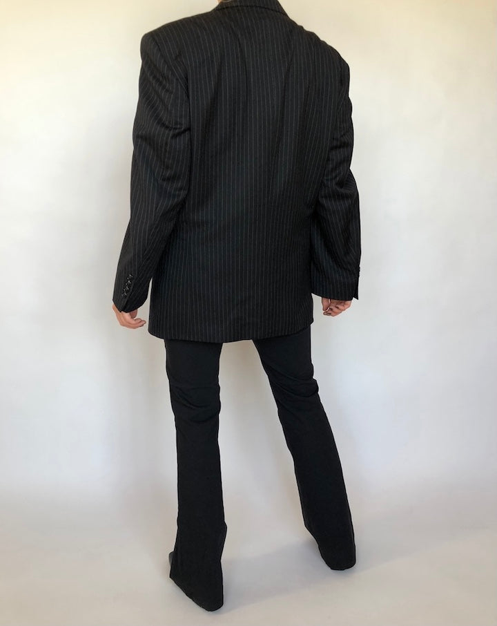 VINTAGE PINSTRIPED WOOL BLZER 341
