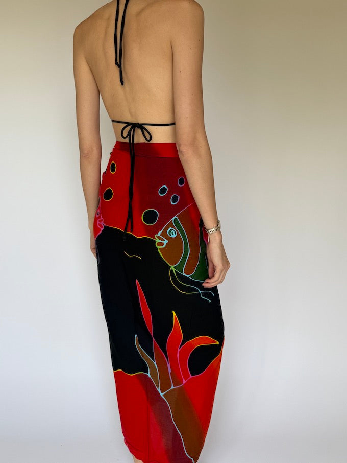 Vintage tropical sarong