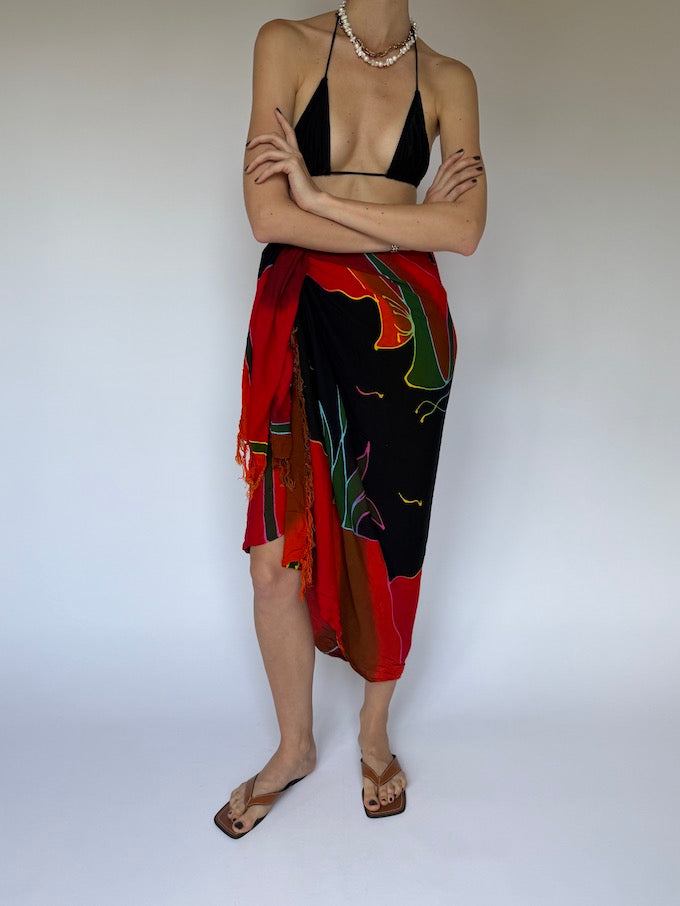 Vintage tropical sarong