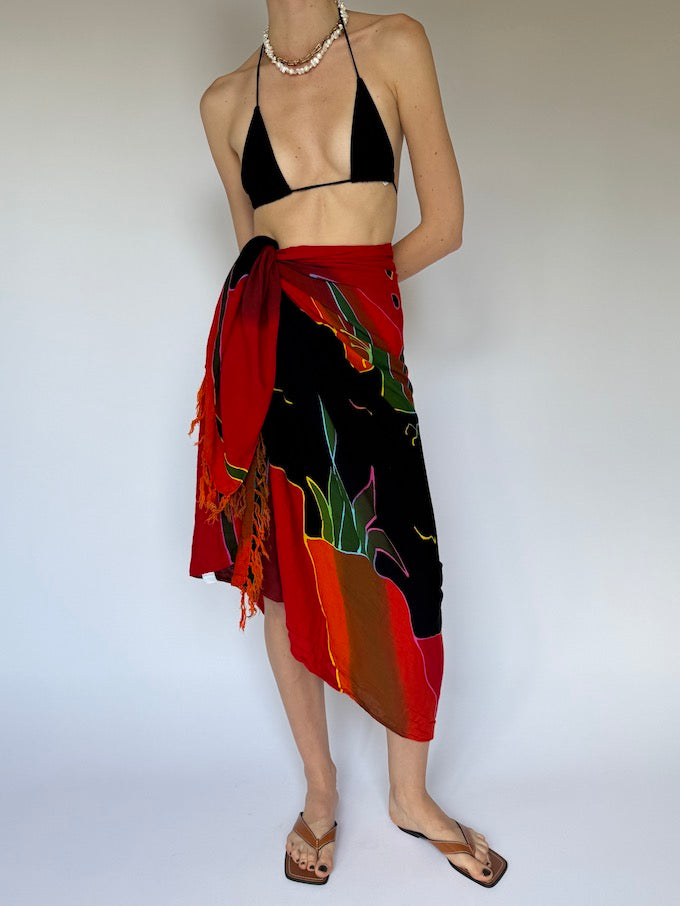 Vintage tropical sarong