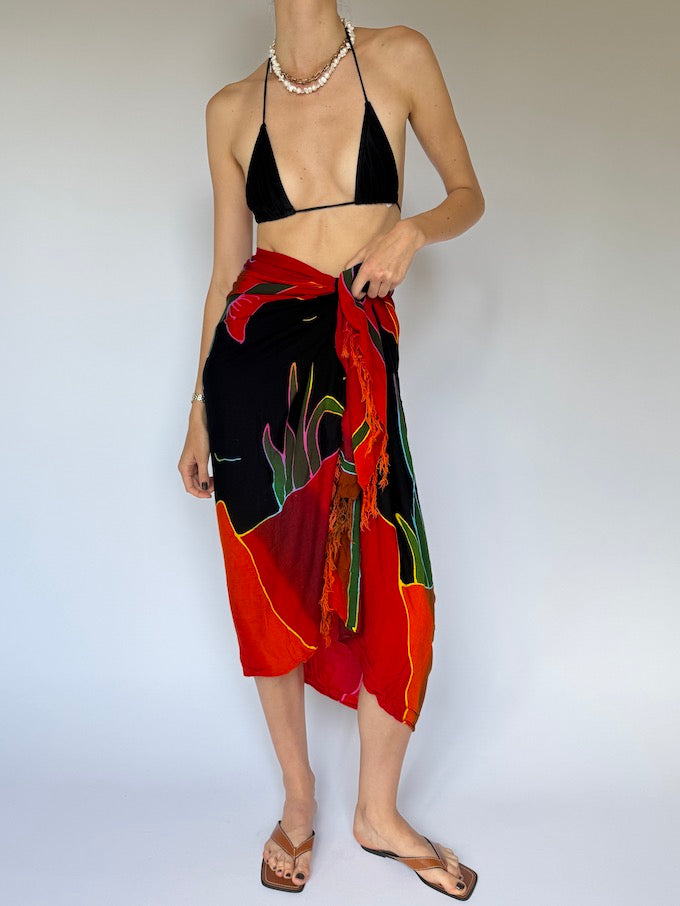 Vintage tropical sarong