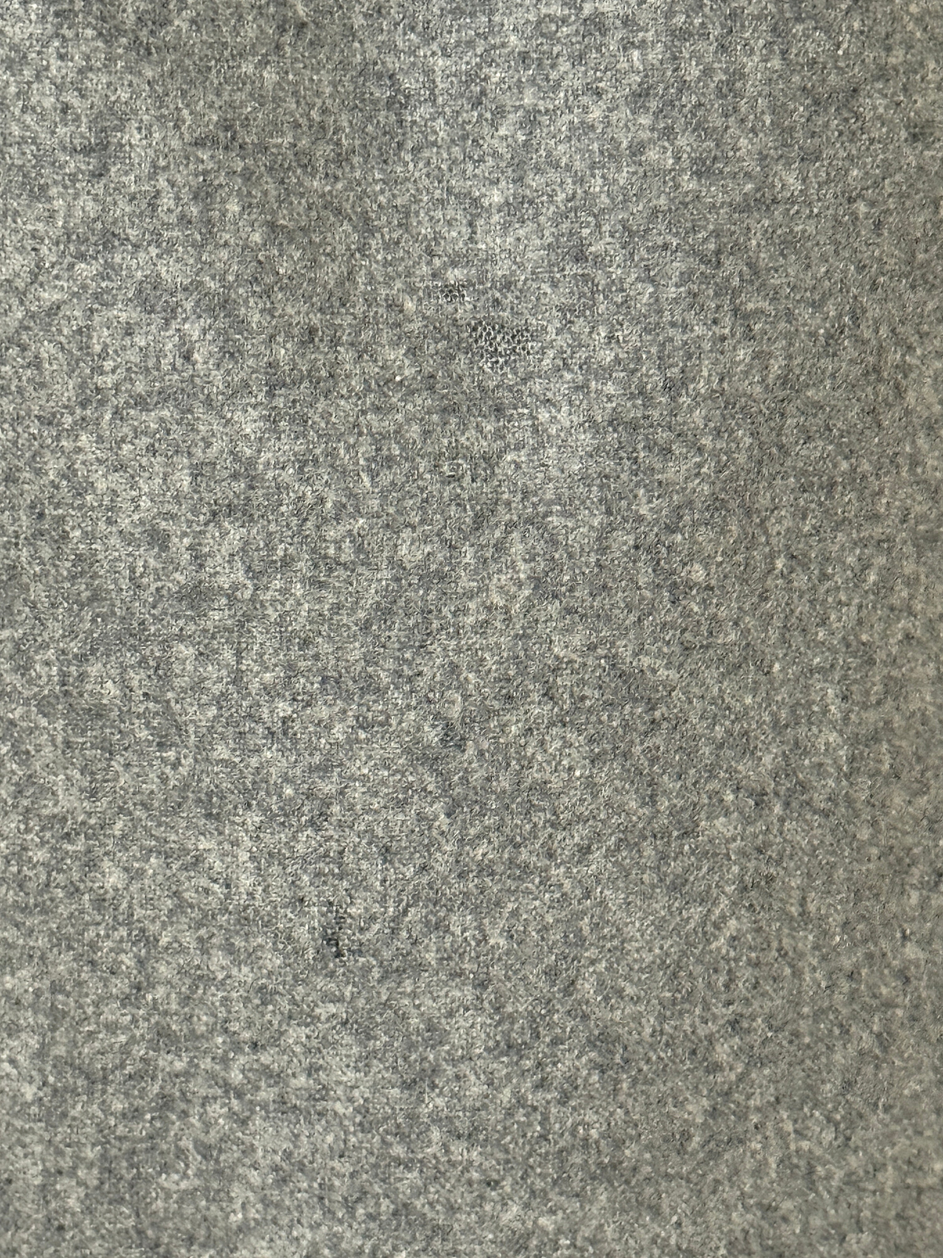 Vintage grey wool-like fabric close-up