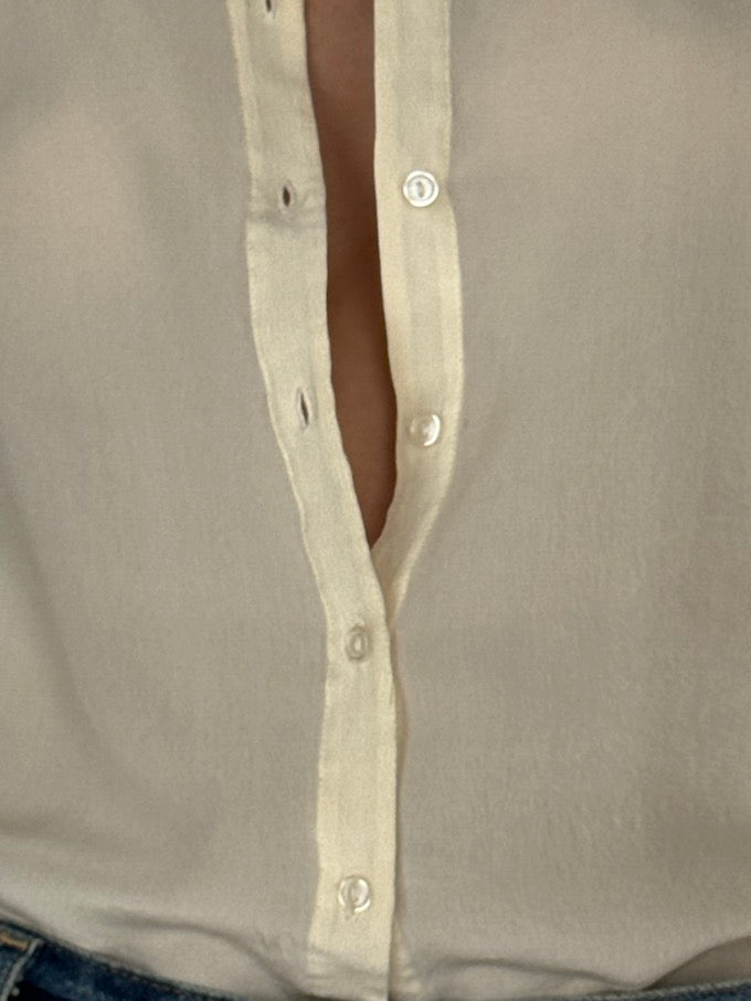 Vintage Silk Blouse Ivory