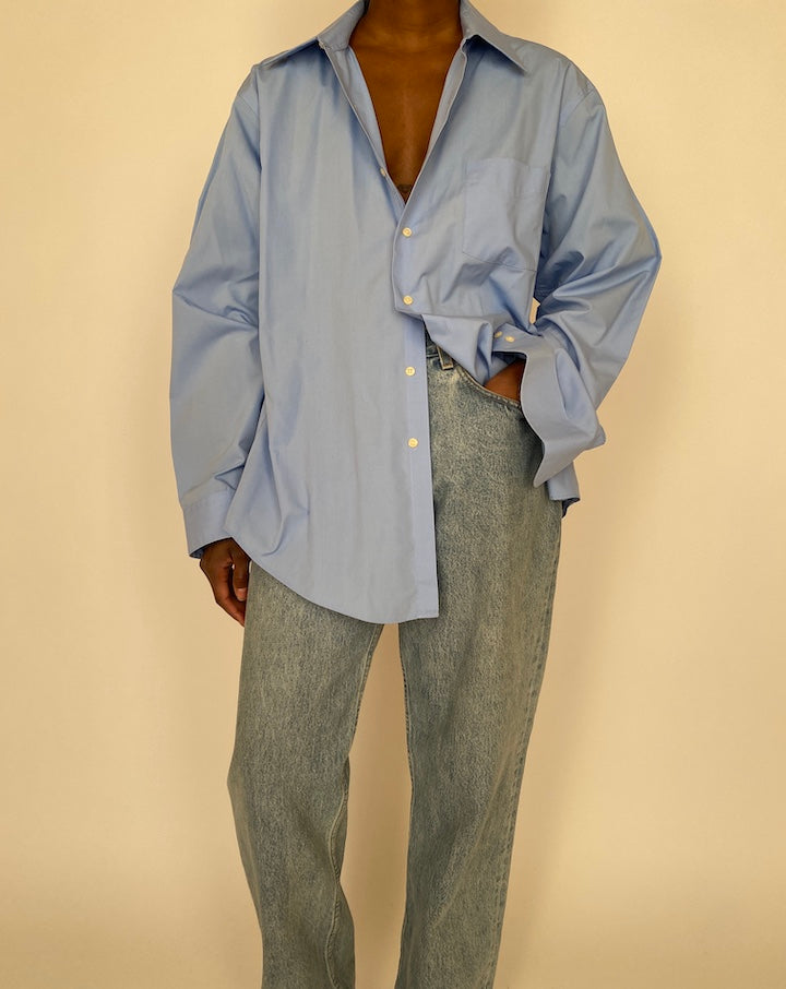 VINTAGE BLUE OVERSIZED SHIRT 4251