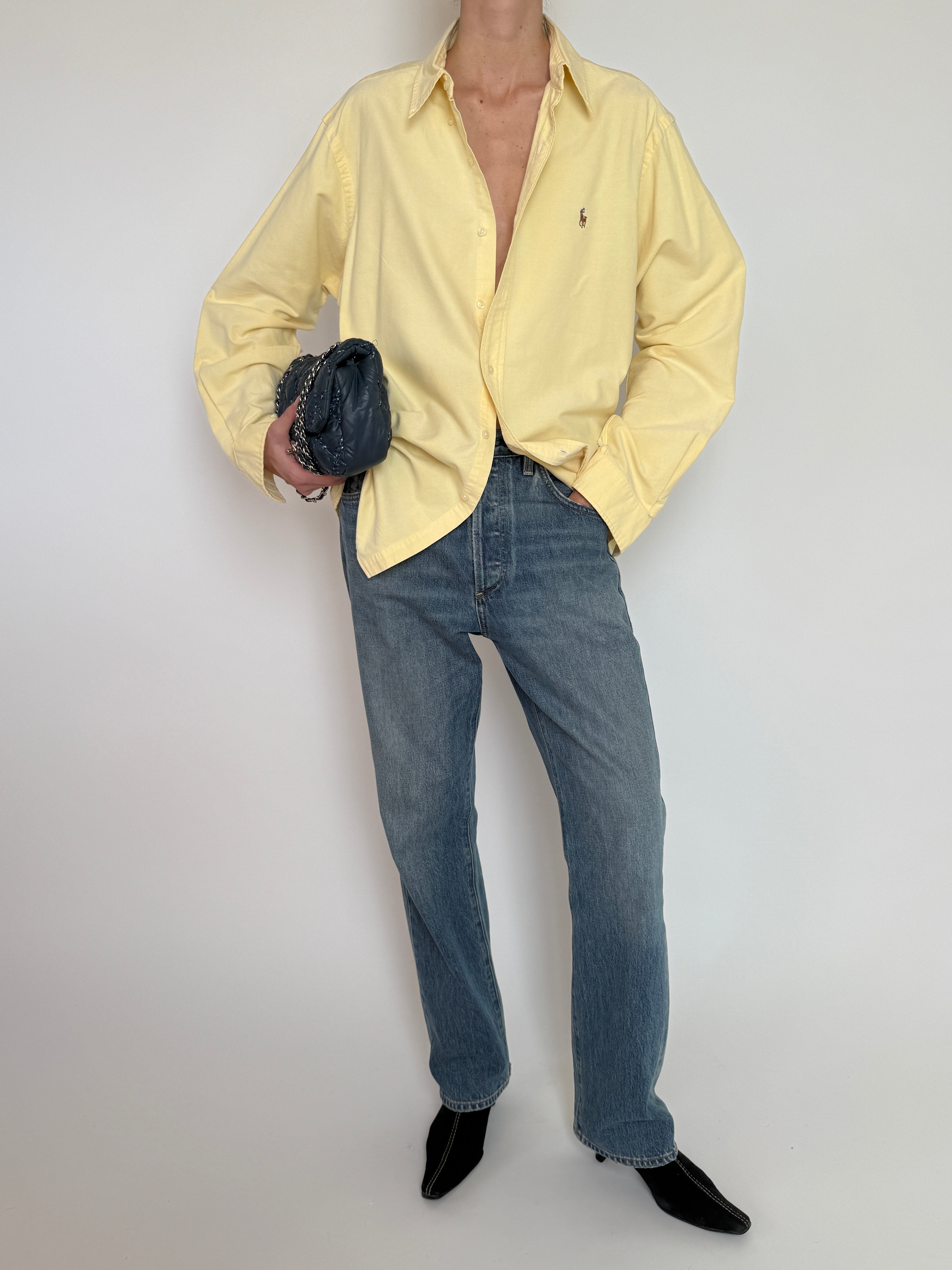 Vintage Ralph Lauren shirt in light yellow