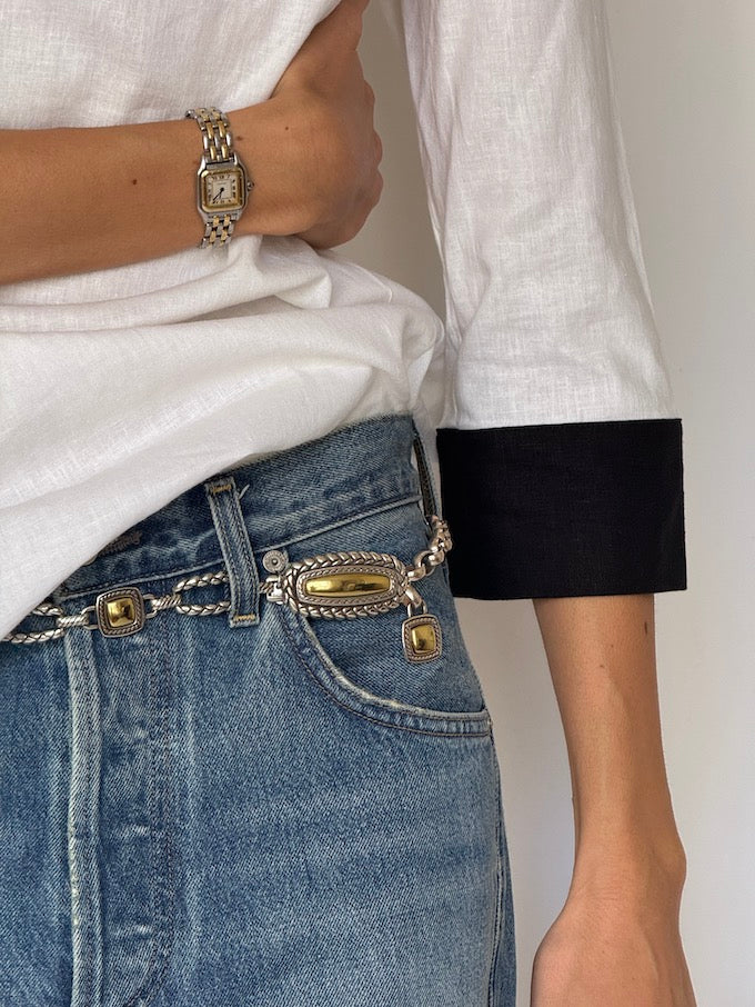 Vintage Tunic in a Linen-Blend 6261