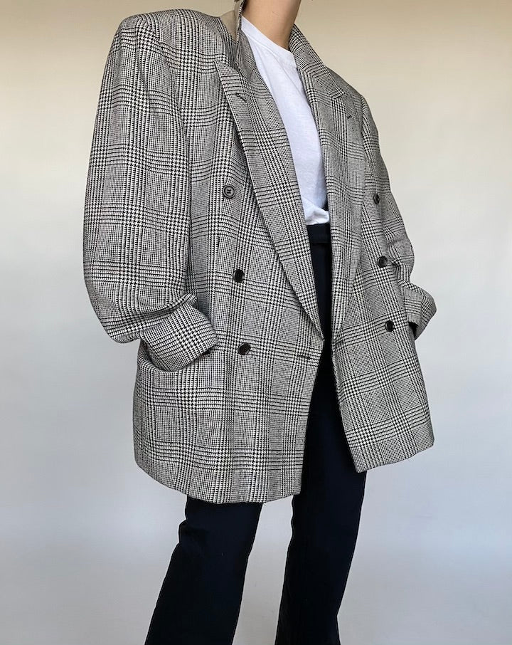 VINTAGE DOUBLE BREASTED BLAZER 053