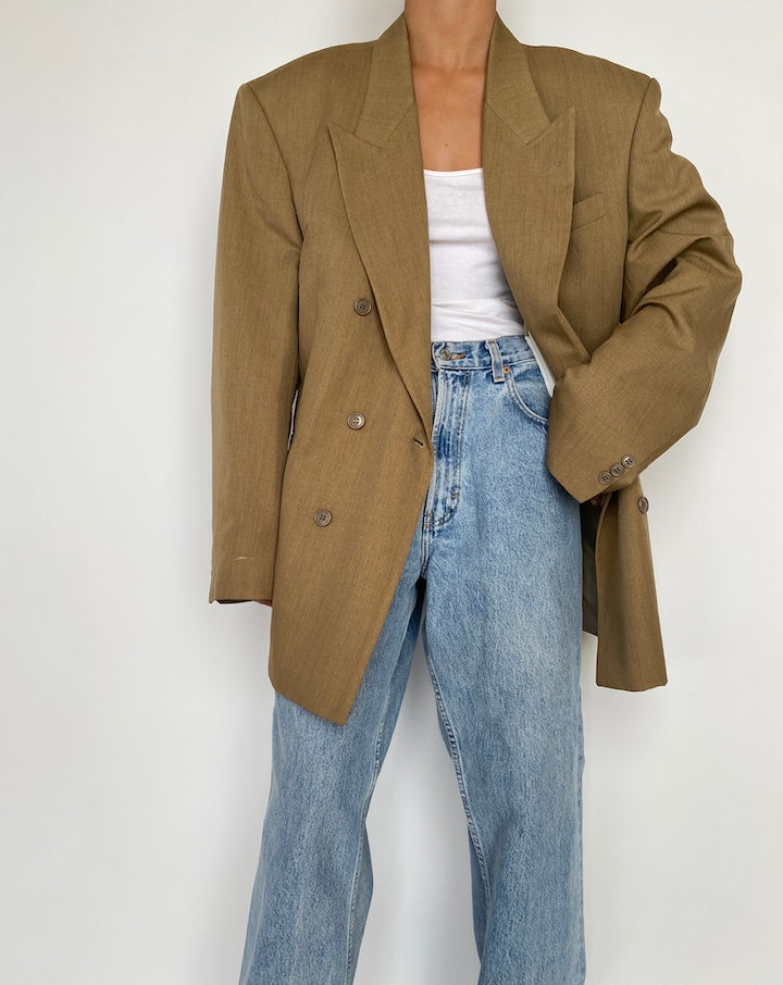 VINTAGE DOUBLE BREASTED BLAZER 2837
