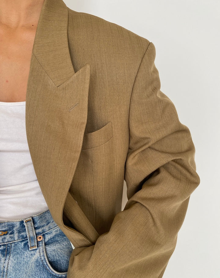VINTAGE DOUBLE BREASTED BLAZER 2837
