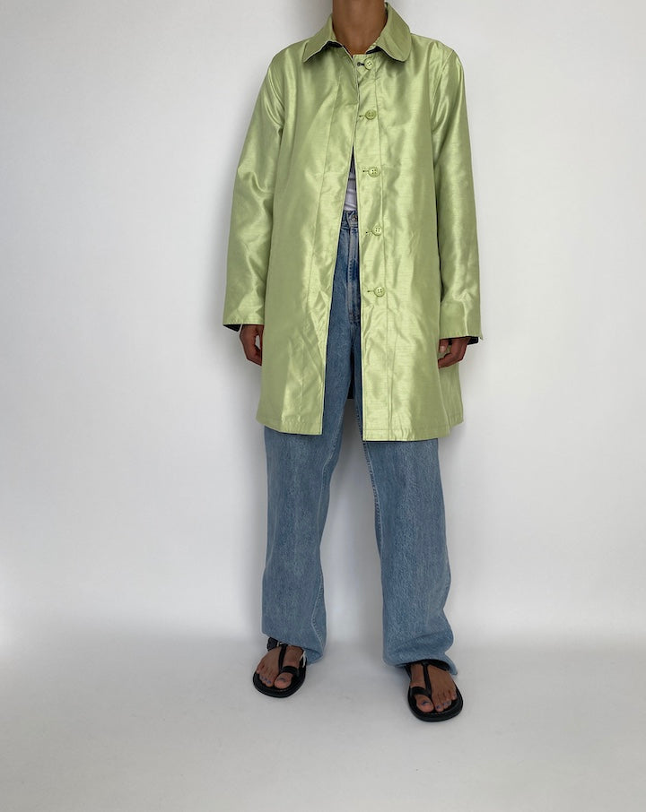 VINTAGE GREEN COAT 2836