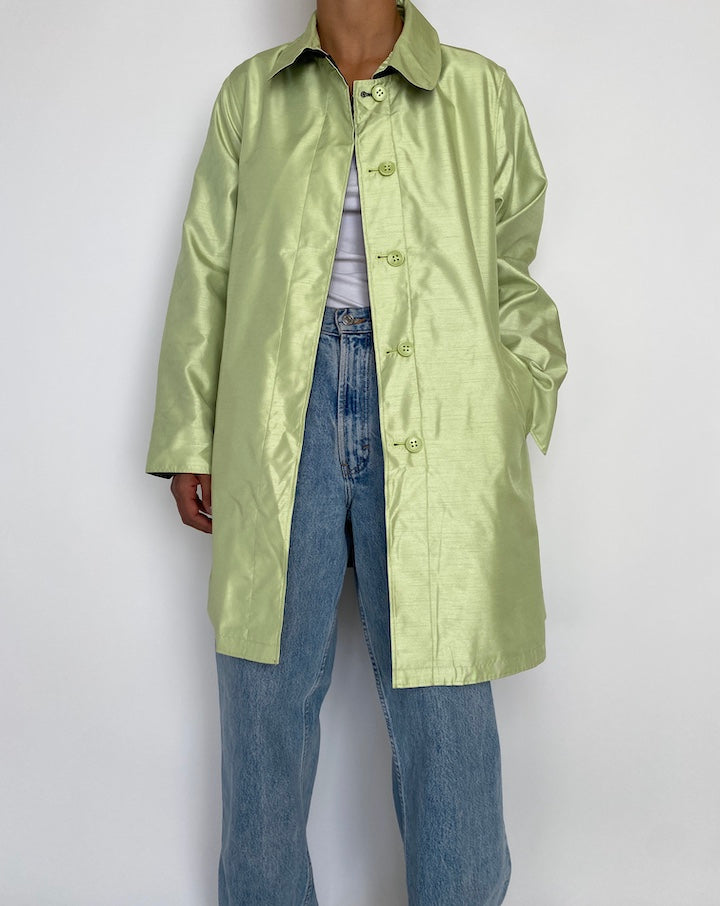 VINTAGE GREEN COAT 2836