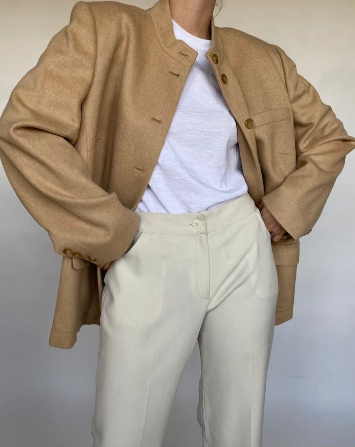 VINTAGE CAMEL HAIR BLAZER 453