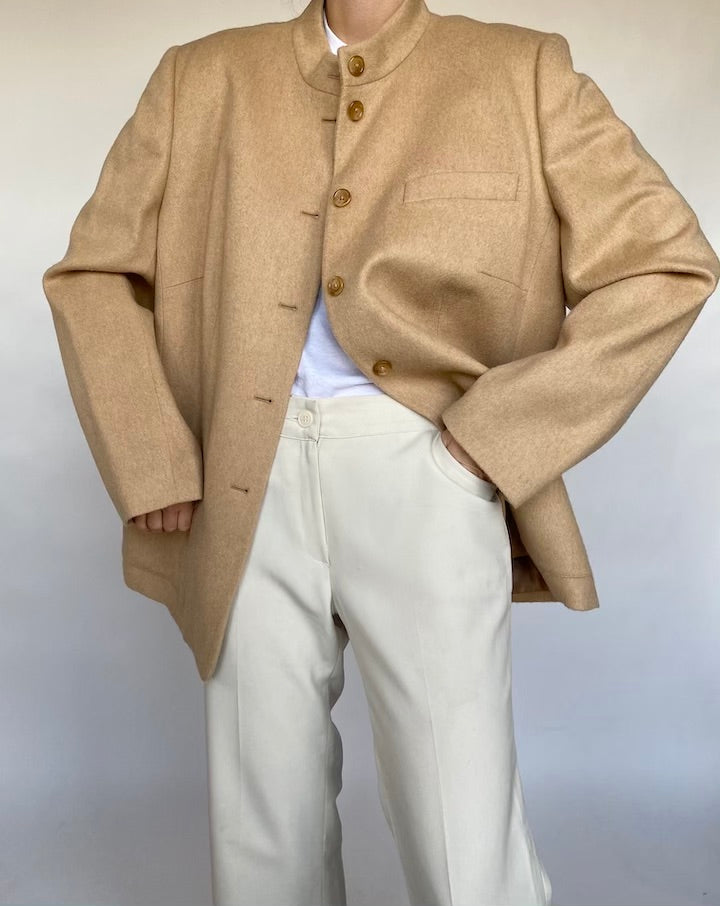 VINTAGE CAMEL HAIR BLAZER 453