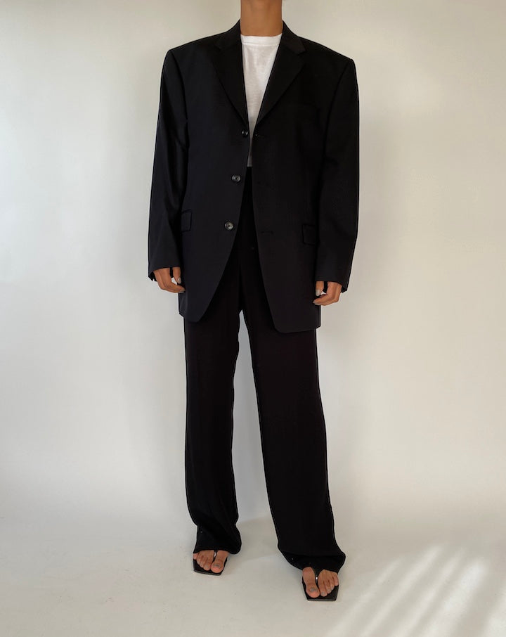 VINTAGE BLACK CALVIN KLEIN BLAZER 2337
