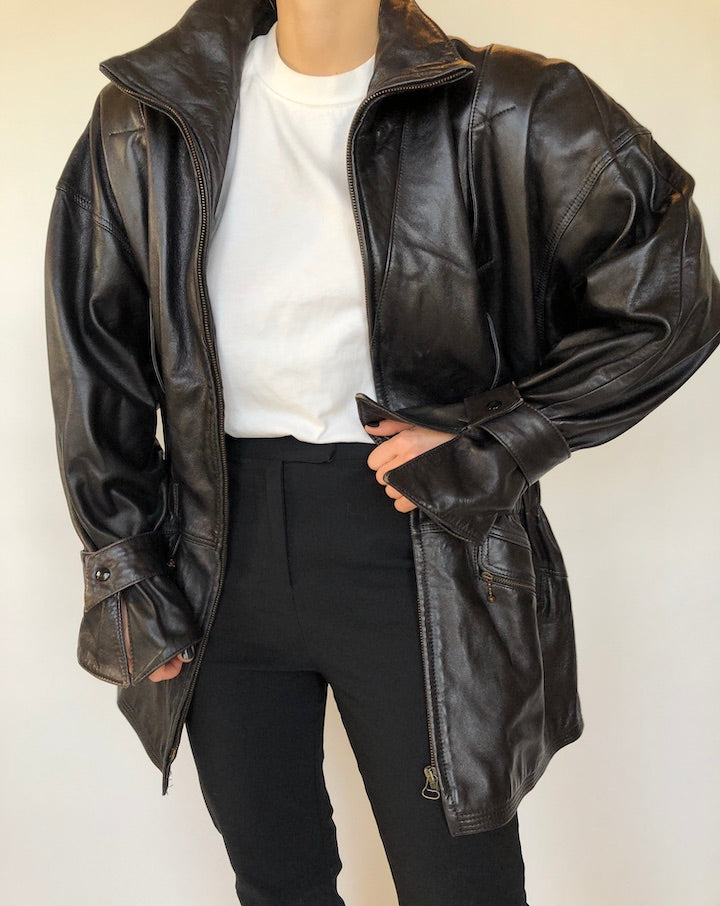 VINTAGE LEATHER JACKET 338