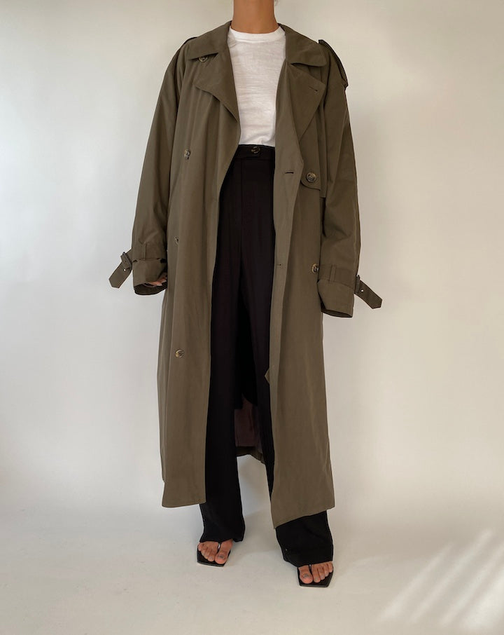 VINTAGE OVERSIZED TRENCH COAT 2344