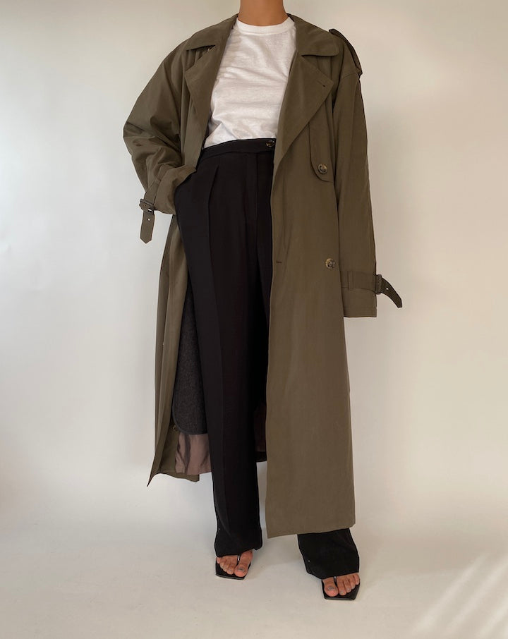 VINTAGE OVERSIZED TRENCH COAT 2344