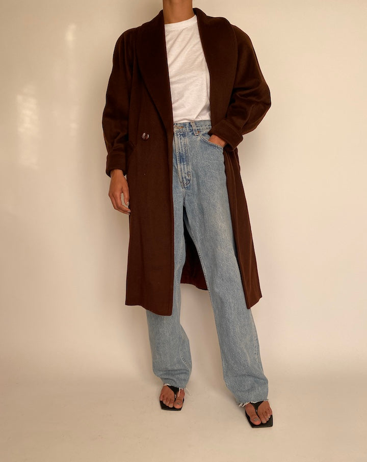 VINTAGE BROWN COAT 2354