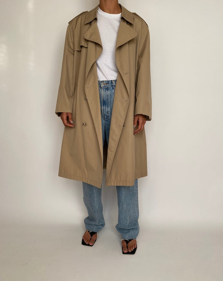 VINTAGE LONG TRENCH COAT 2363