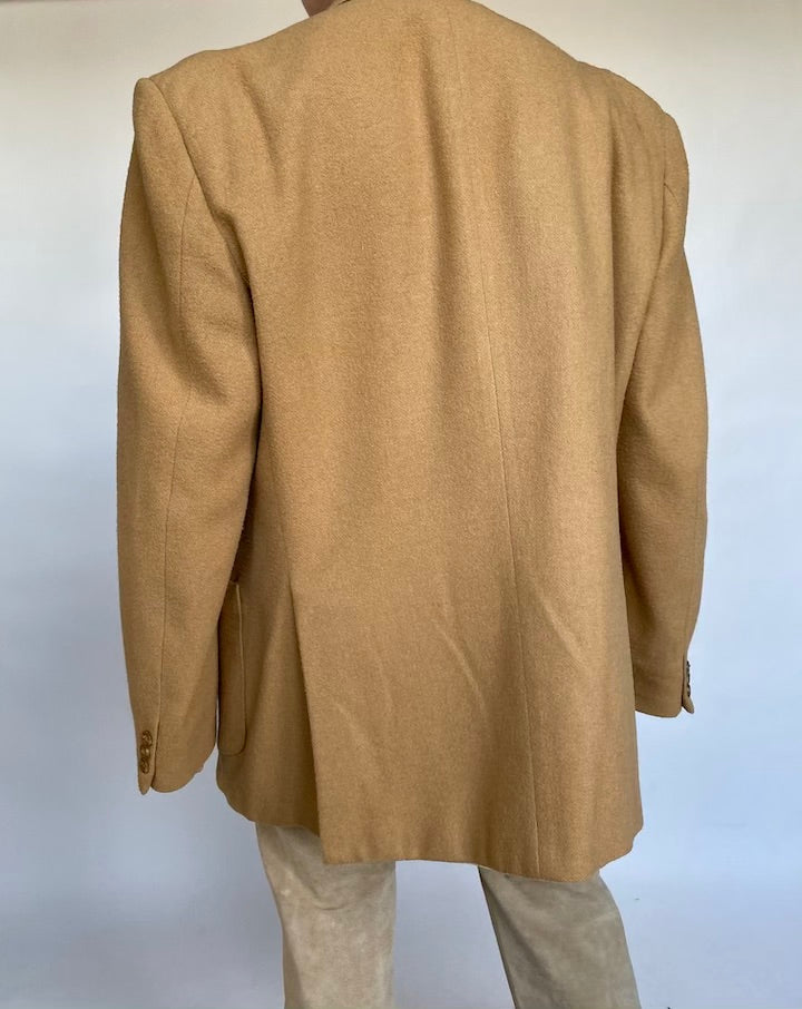 VINTAGE CAMEL HAIR BLAZER 453