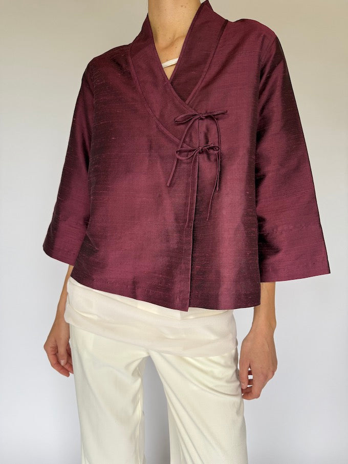 Vintage Wrap Style Kimono Top 6047