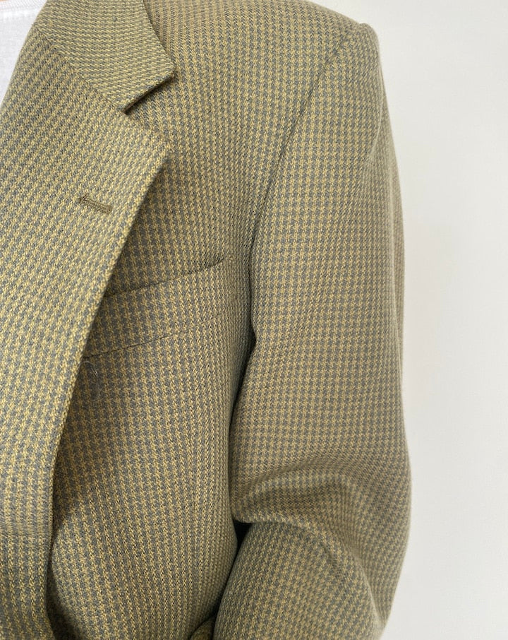 VINTAGE HOUNDSTOOTH BLAZER 4690