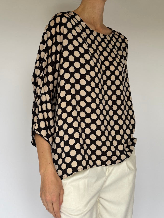 Vintage polka dot top 6044