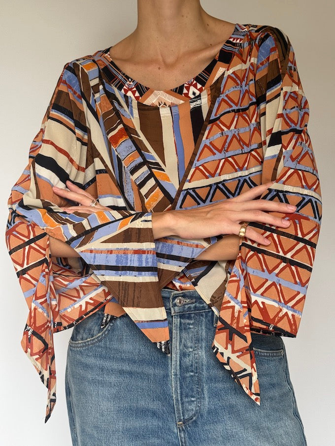 Vintage Boho Inspired Top 6040