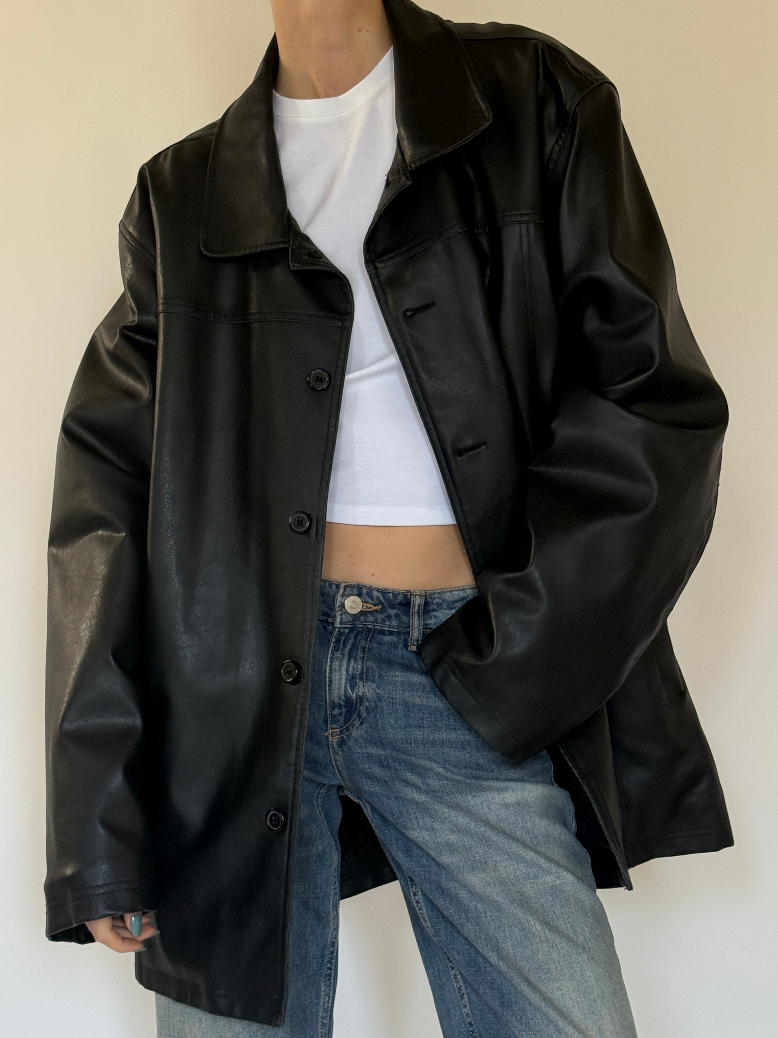 ジャケット・アウター vintage leather coat Leather Jackets