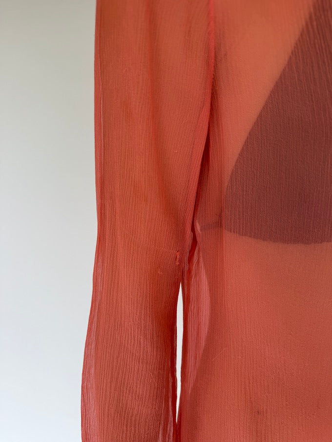 Vintage Beach Cover-Up Pink
