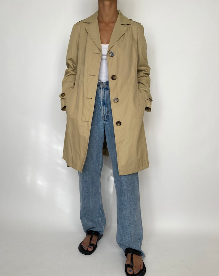 VINTAGE BEIGE MICHAEL KORS TRENCH COAT 2177