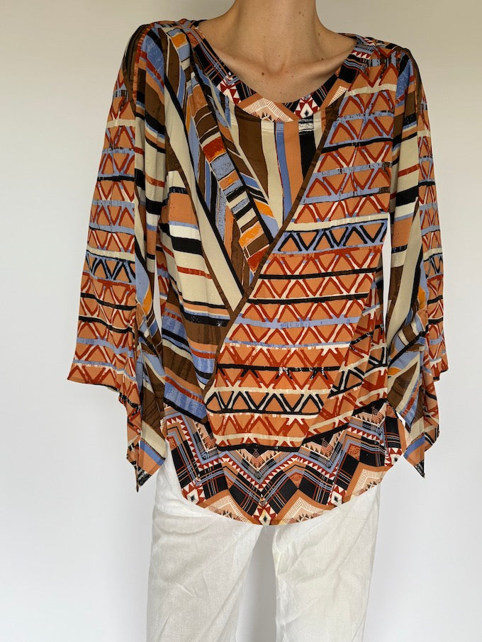 Vintage Boho Inspired Top 6040