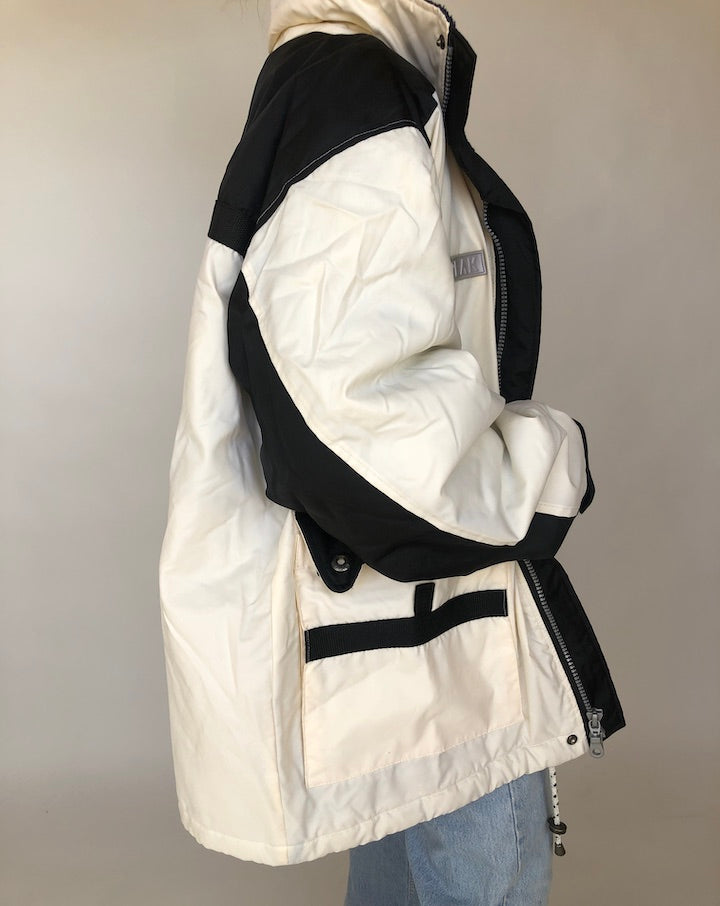 VINTAGE WHITE/NAVY JACKET 377