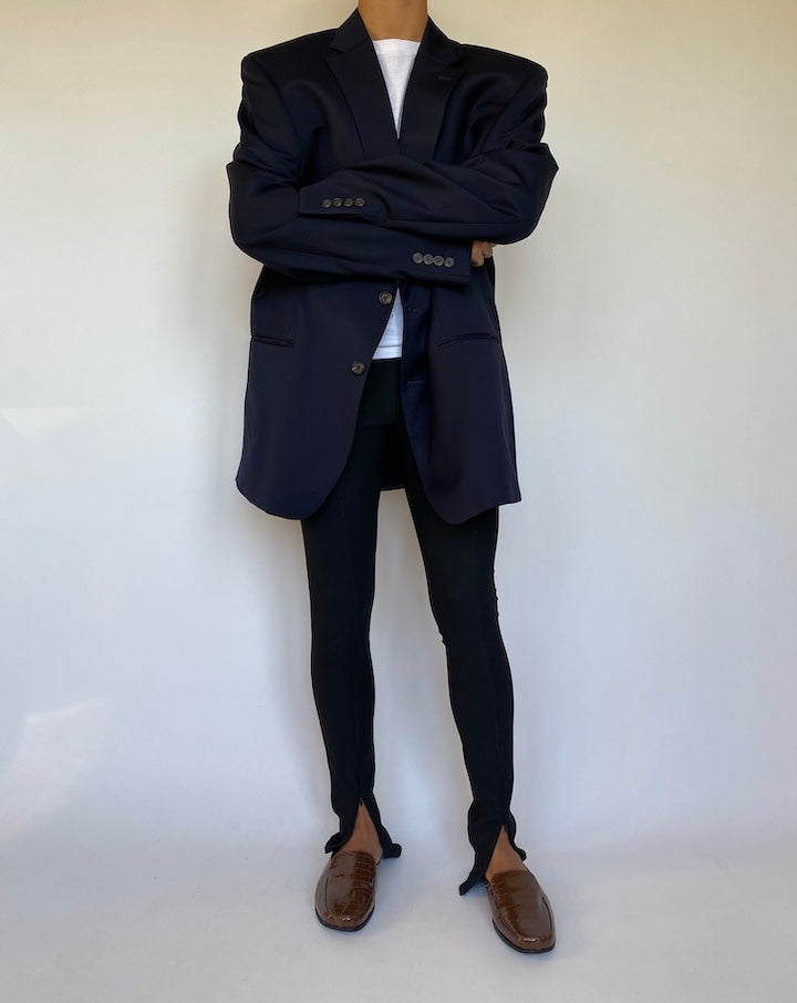 VINTAGE NAVY RALPH LAUREN BLAZER 1566