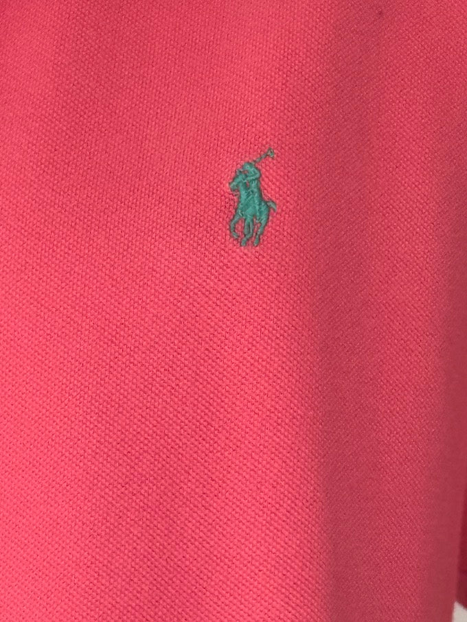 Vintage Ralph Lauren Polo Shirt Pink 5930