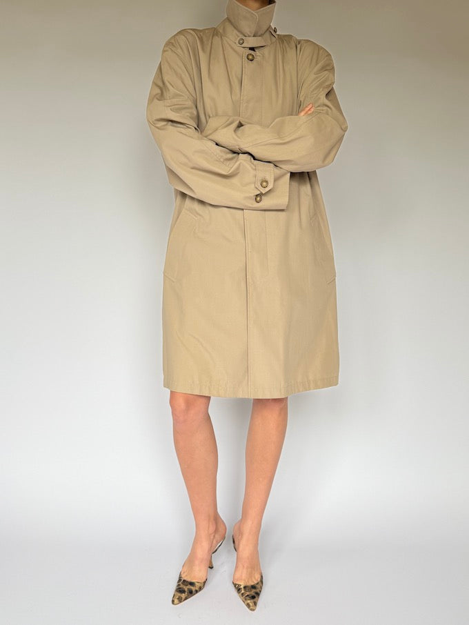 Vintage oversized coat beige 6038