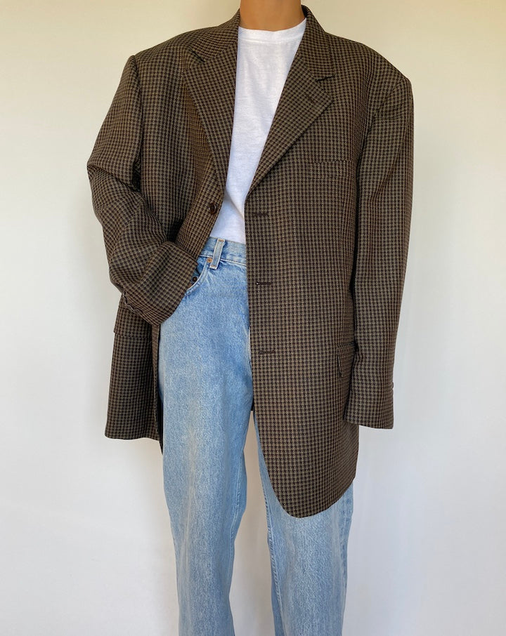 VINTAGE OVERSIZED WOOL BLAZER 1580