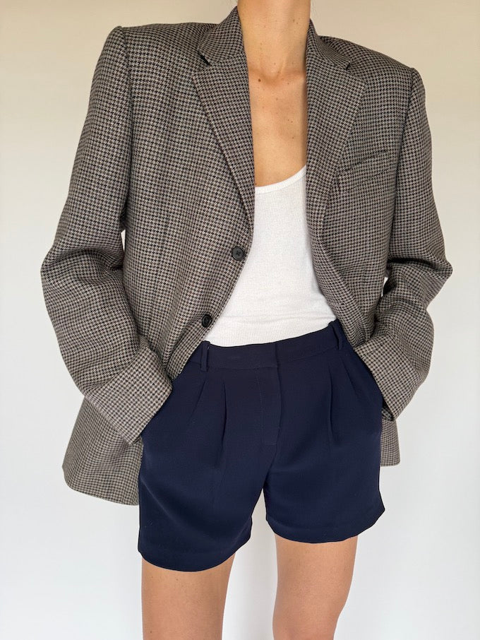 Vintage Houndstooth Blazer 5809