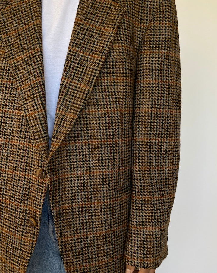 VINTAGE OVERSIZED HOUNDSTOOTH BLAZER 1583