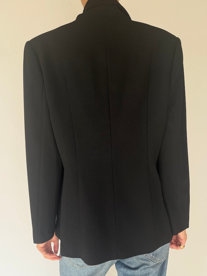 Vintage Black Fitted Blazer 5983