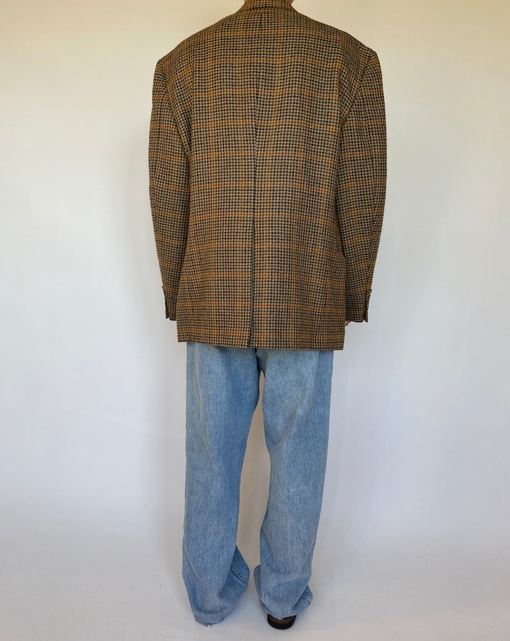 VINTAGE OVERSIZED HOUNDSTOOTH BLAZER 1583