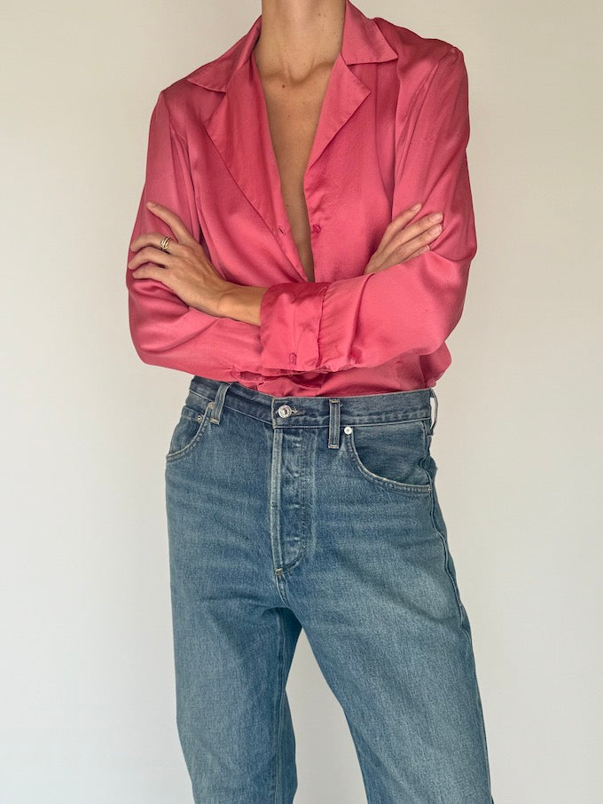 Vintage Blouse Pink 5879