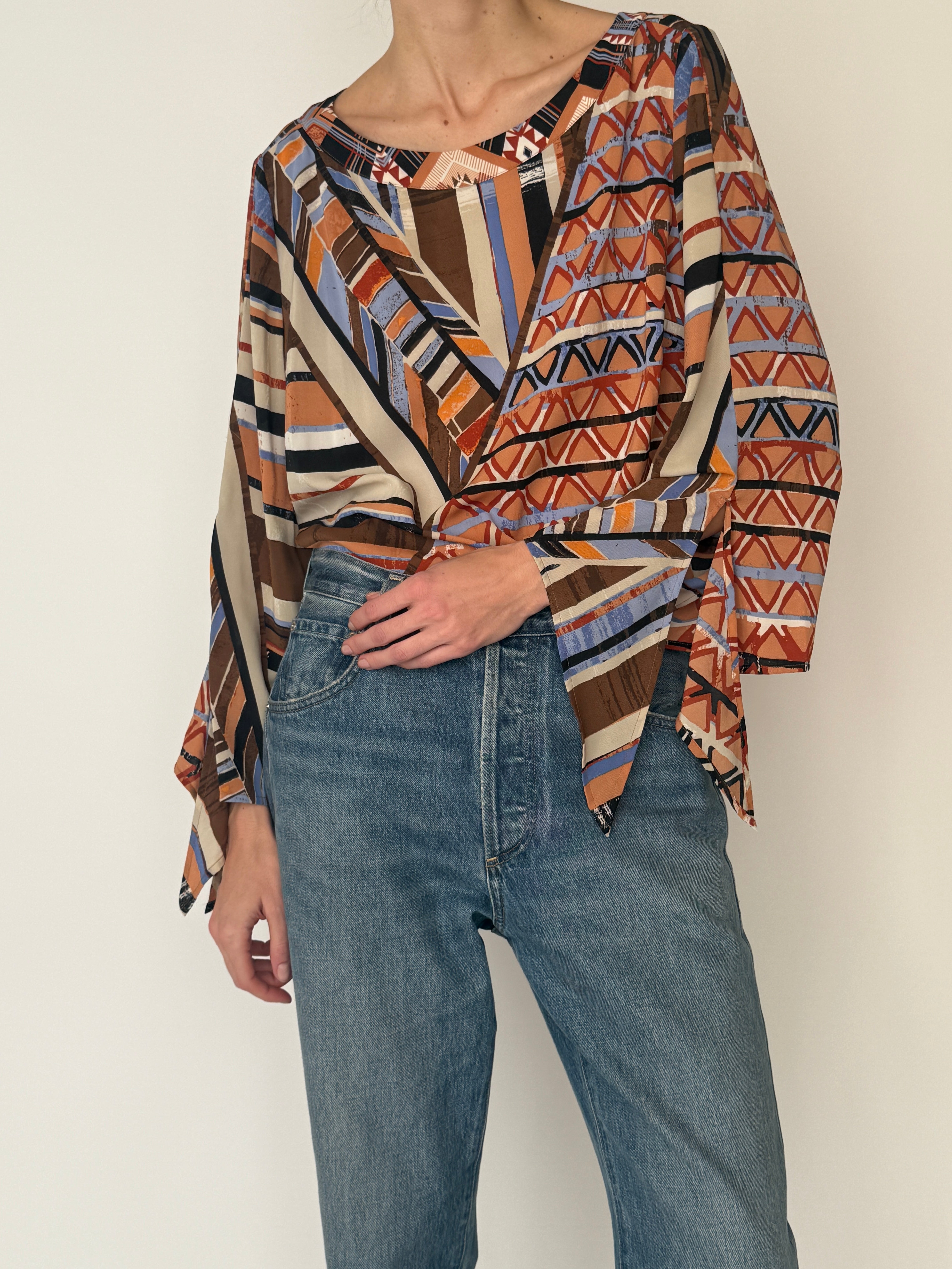 Vintage Boho Inspired Top 6040