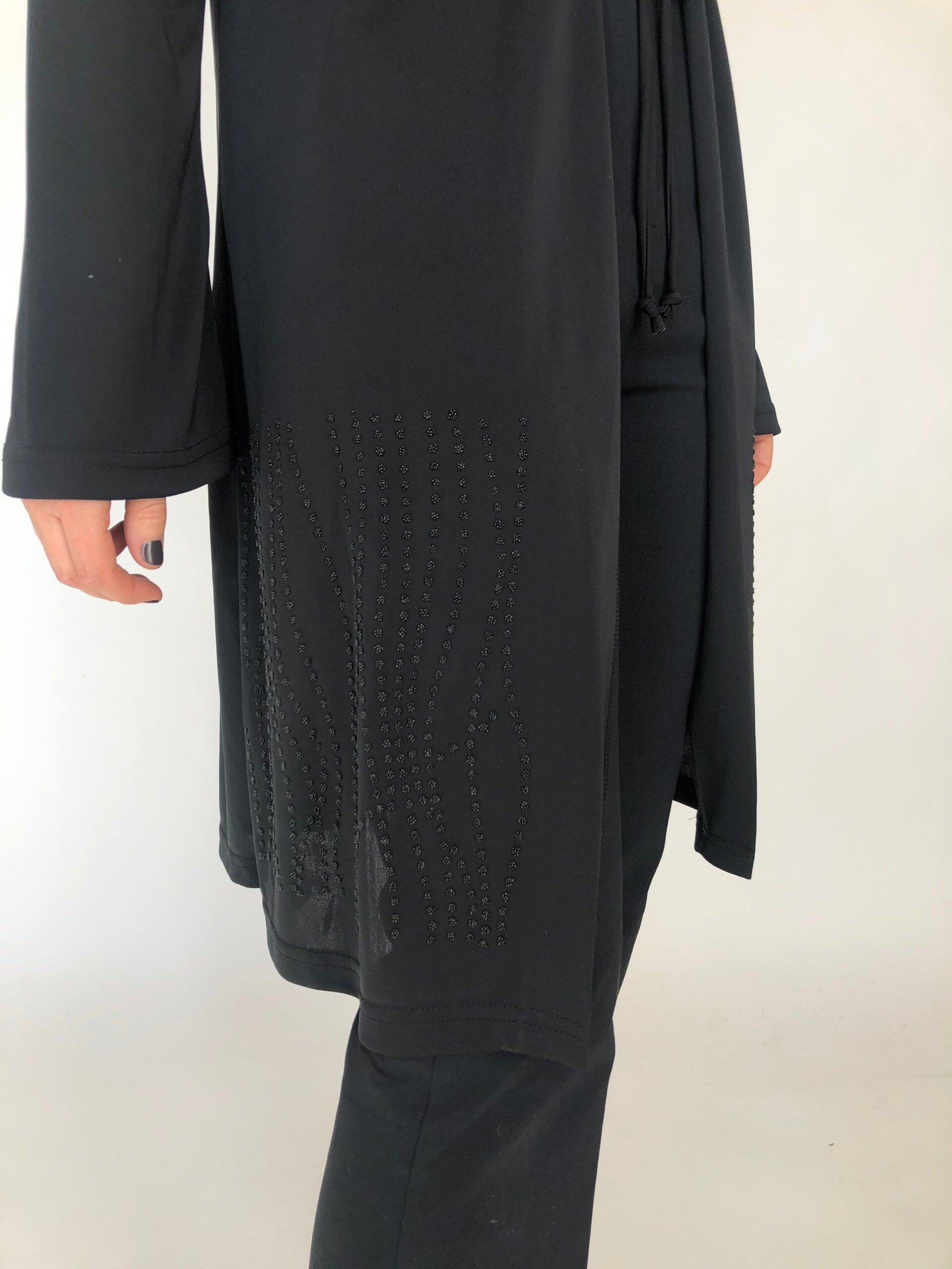 VINTAGE BLACK LONG CARDIGAN 390