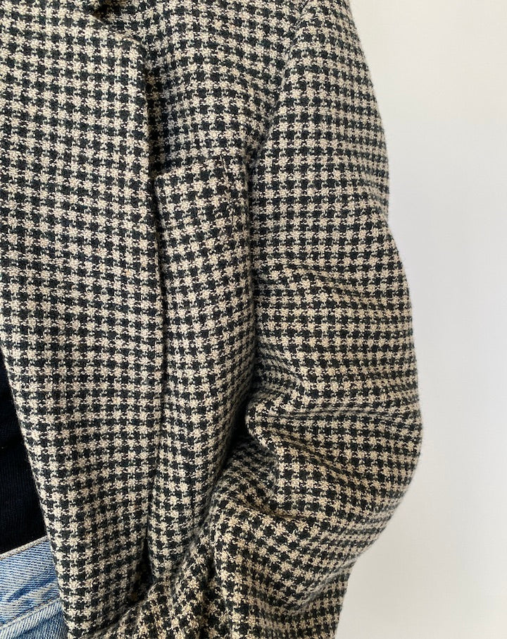 VINTAGE HOUNDSTOOTH BLAZER 4322