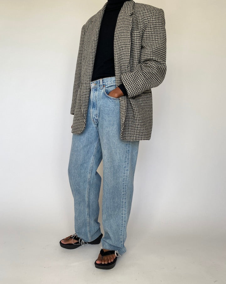 VINTAGE HOUNDSTOOTH BLAZER 4322